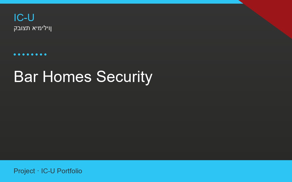 Bar Homes Security